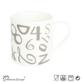 Classic Number Decal household New Bone China Mug